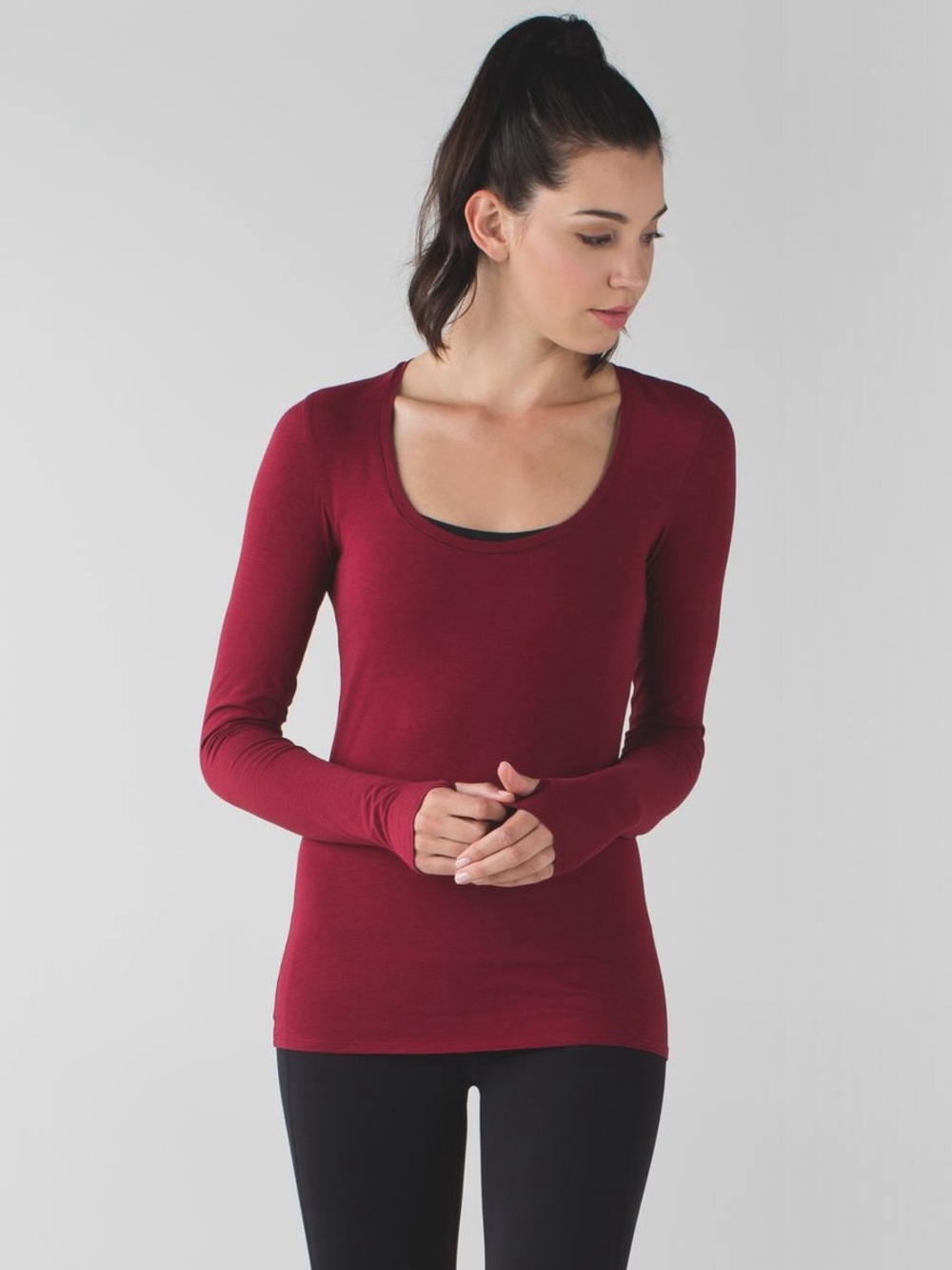 Lululemon Anahatasana Long Sleeve Tee
Heathered Cranberry